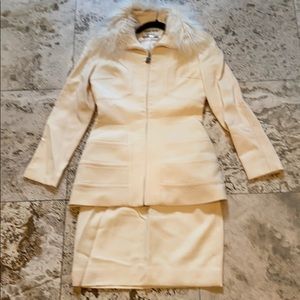 Gorgeous Annie Reva winter white suit